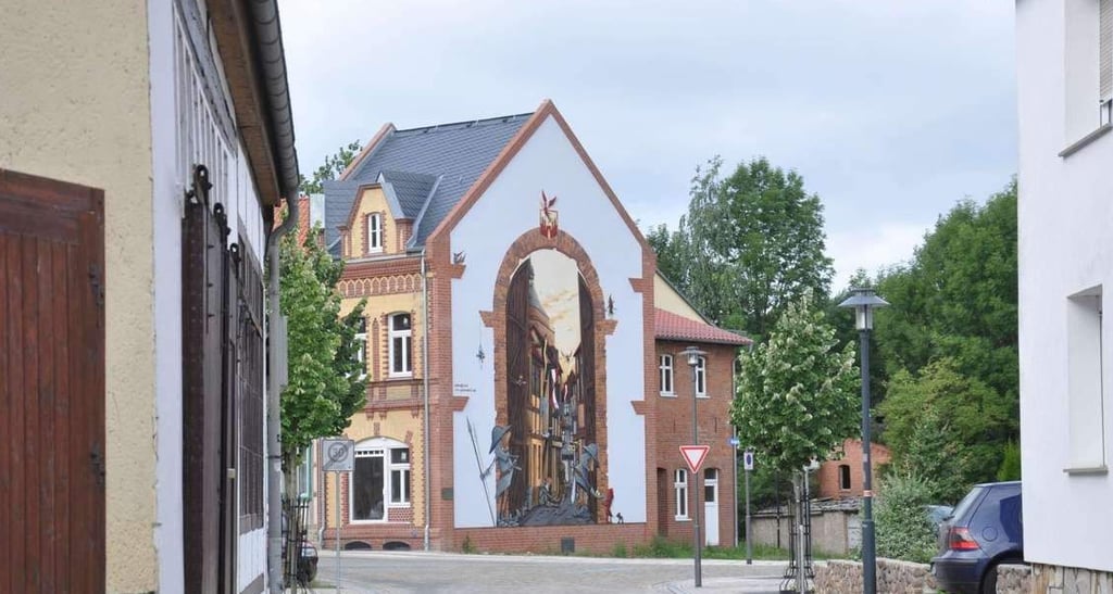 Blick auf das Lies-Haus in Osterburg.