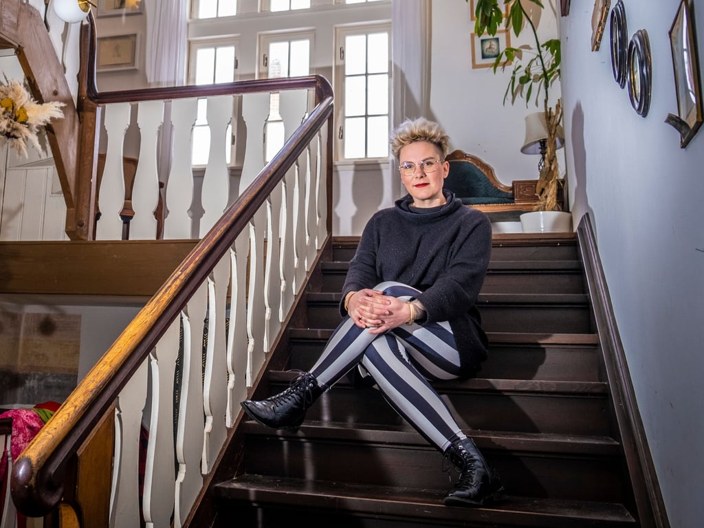 Die Villa Vollmann ist nicht nur Veranstaltungsort. Anne Martin lebt hier auch mit ihrem Mann und ihren beiden Kindern.