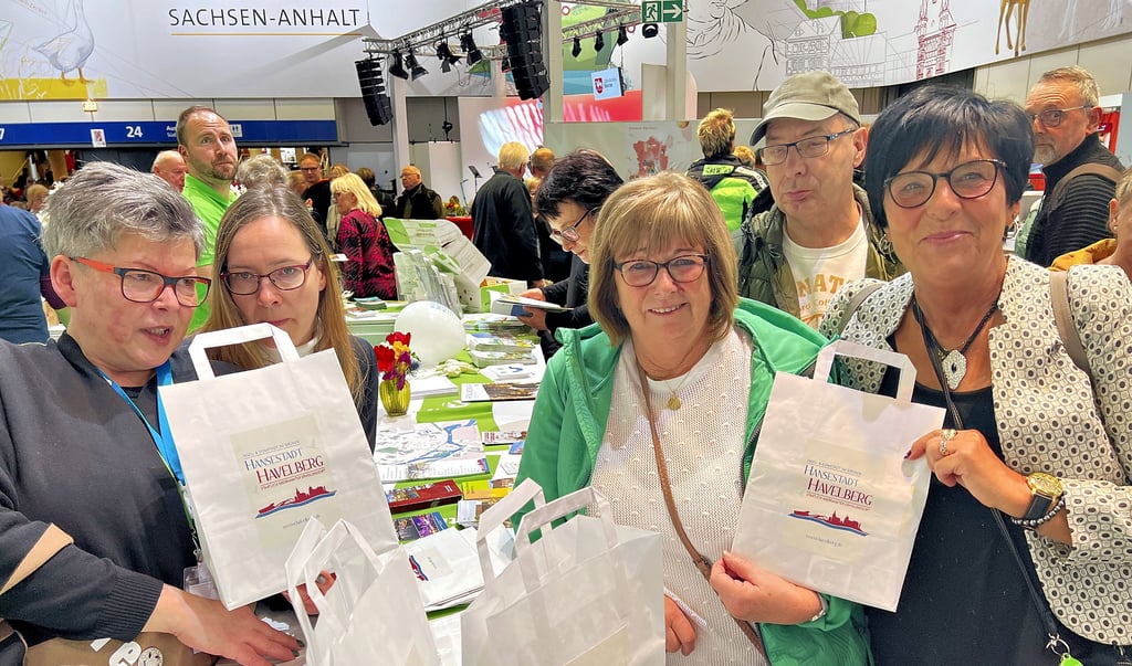 Die Havelberger Tourist-Info war am Stand der regionalen Marketingagentur ART in der Sachsen-Anhalt-Halle vertreten.
