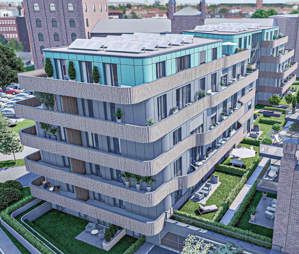 So soll es nach den Plänen des Biederitzer Investors auf dem Areal der ehemaligen Diamantbrauerei in der Lübecker Straße in Magdeburg einmal aussehen. Baubeginn für das anspruchsvolle Projekt soll 2023 sein.