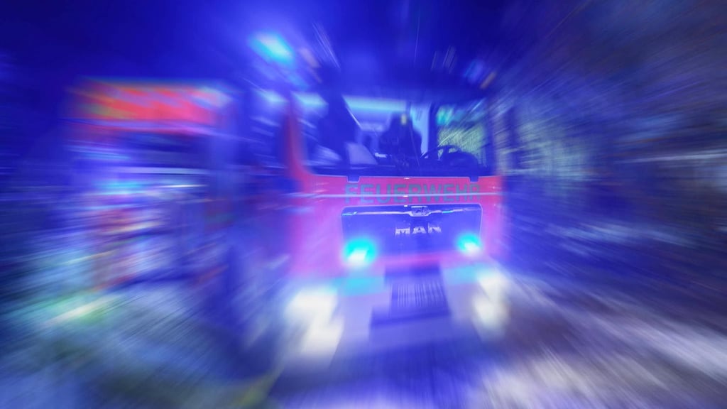 Feuer brach in einem Zimmer aus Brand in Gemeinschaftsunterkunft in