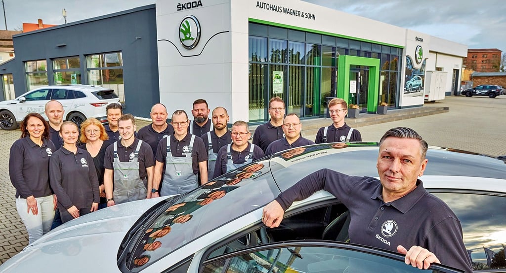 Skoda Autohaus Wollmar & Becker Wuppertal Gmbh 25-jähriges Jubiläum in Saalestadt: Ein Leben mit Autos - Matthias