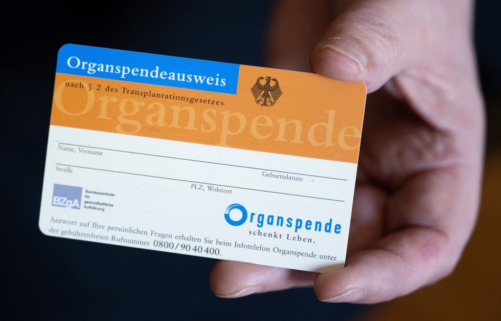 Organspendeausweis.