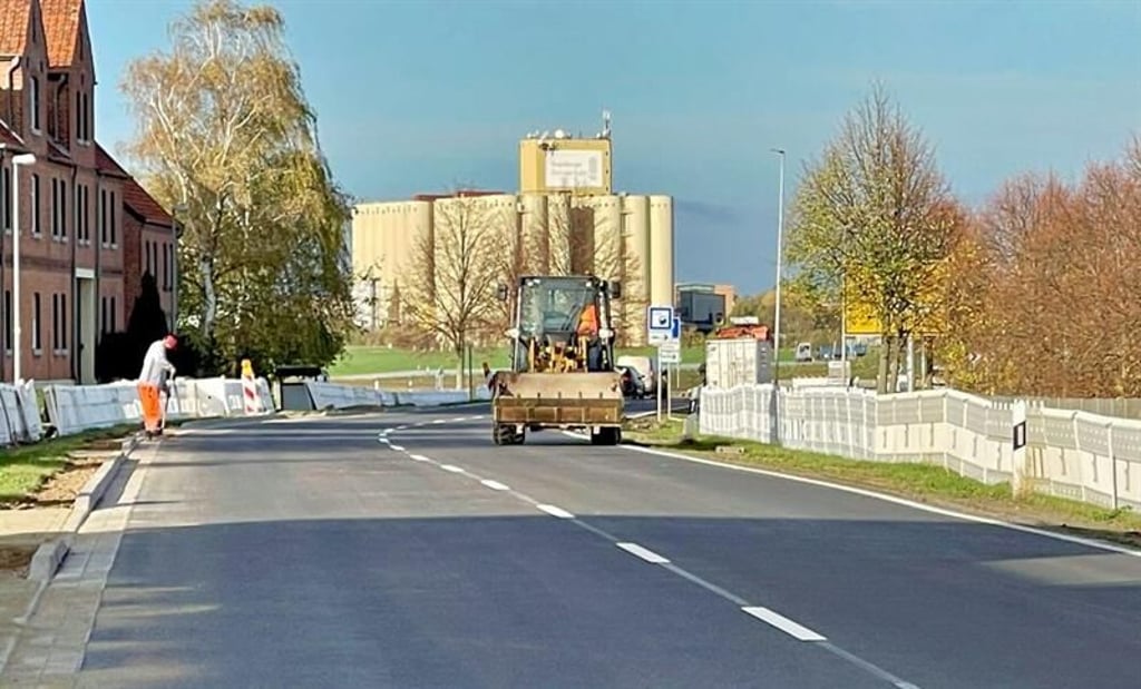 Der erste Bauabschnitt im Bereich Halberstädter Straße in Harsleben ist seit Ende vorherigen Jahres fertig. Ab März folgt mit der Quedlinburger Straße der zweite Abschnitt.