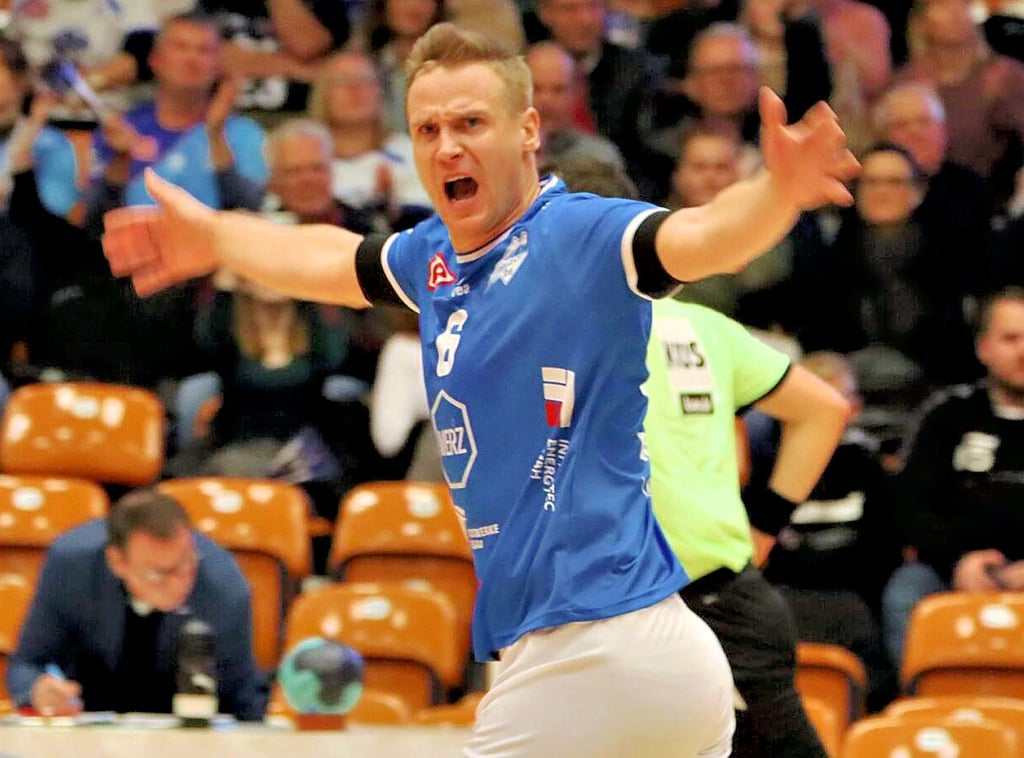 Torjubel von Jakub Hrstka (Dessau-Roßlauer HV).