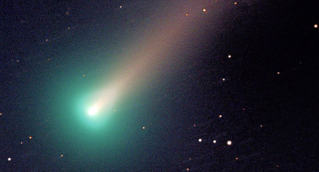 Dieses Bild des Kometen „C/2021 A1 Leonard“ wurde mit dem neuen 60-cm-Teleskop des Bayfordbury Observatory aufgenommen. Der Anfang 2021 entdeckte Komet flog im November 2021 an der Erde vorbei. Jetzt gibt es ein ähnliches Himmelsspektakel.