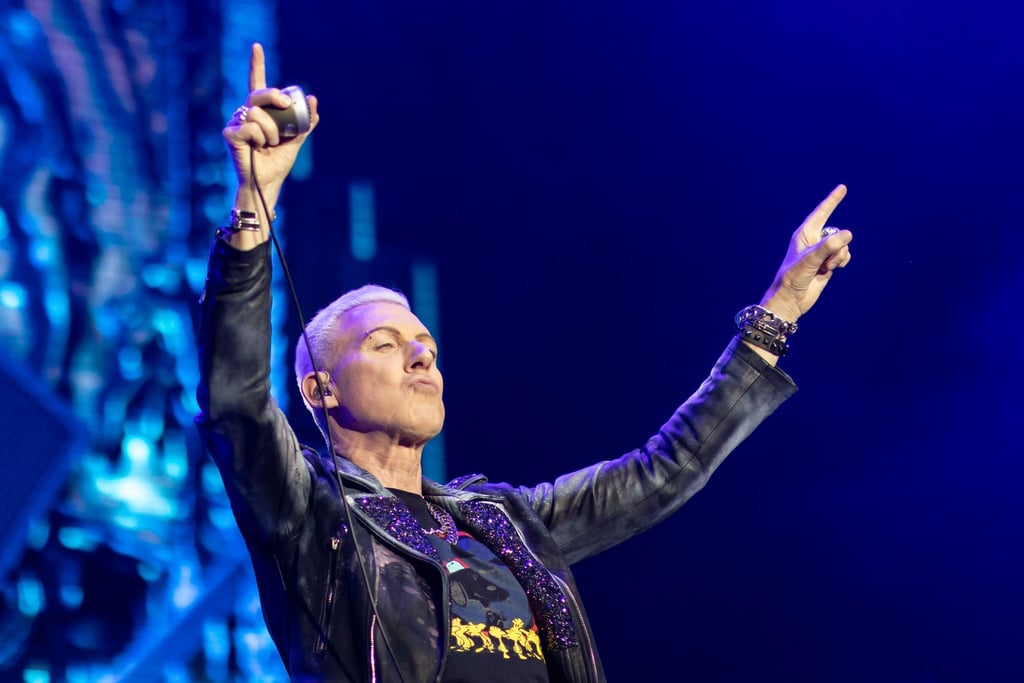 Der Sänger der deutschen Techno-Band Scooter, H.P. Baxxter (Hans Peter Geerdes), steht beim Open-Air-Festival "Rock im Park" auf der Bühne.