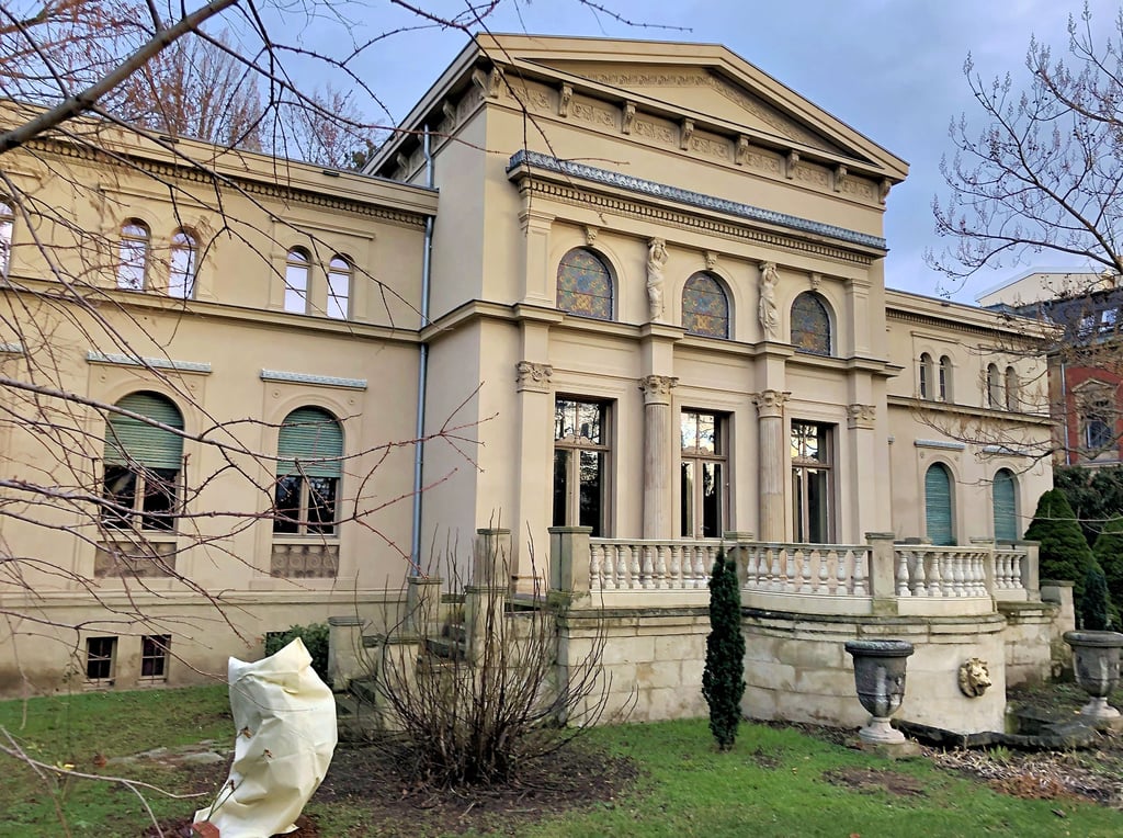 Aufwendig saniert und restauriert: die Villa Neuer Weg 24 in Quedlinburg.