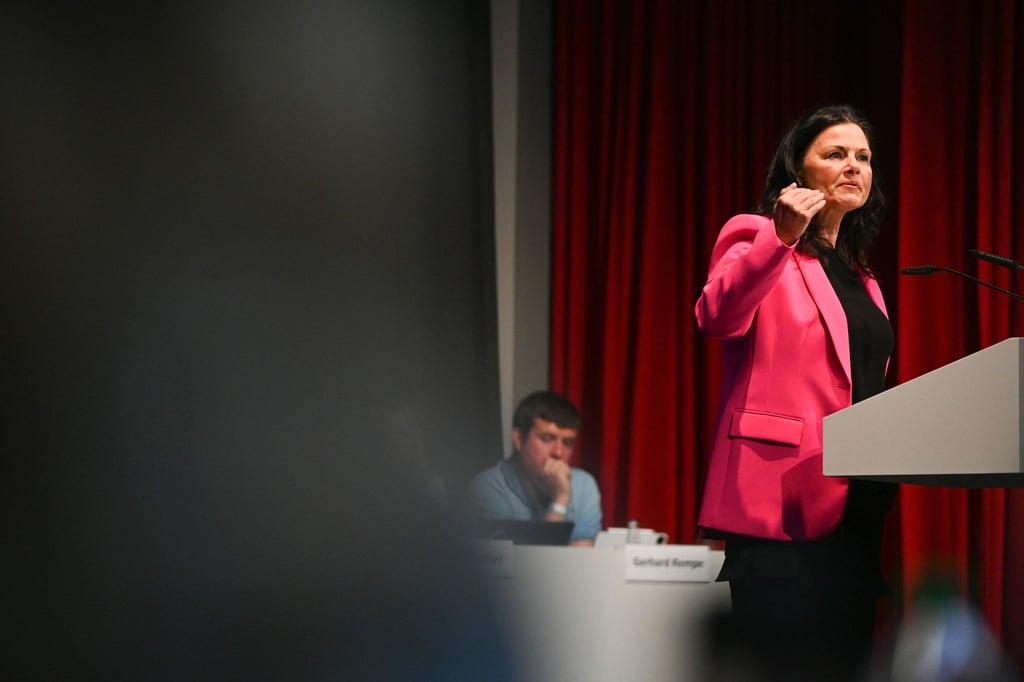 Gitta Connemann, CDU-Bundestagsabgeordnete, spricht beim Niedersachsentag.
