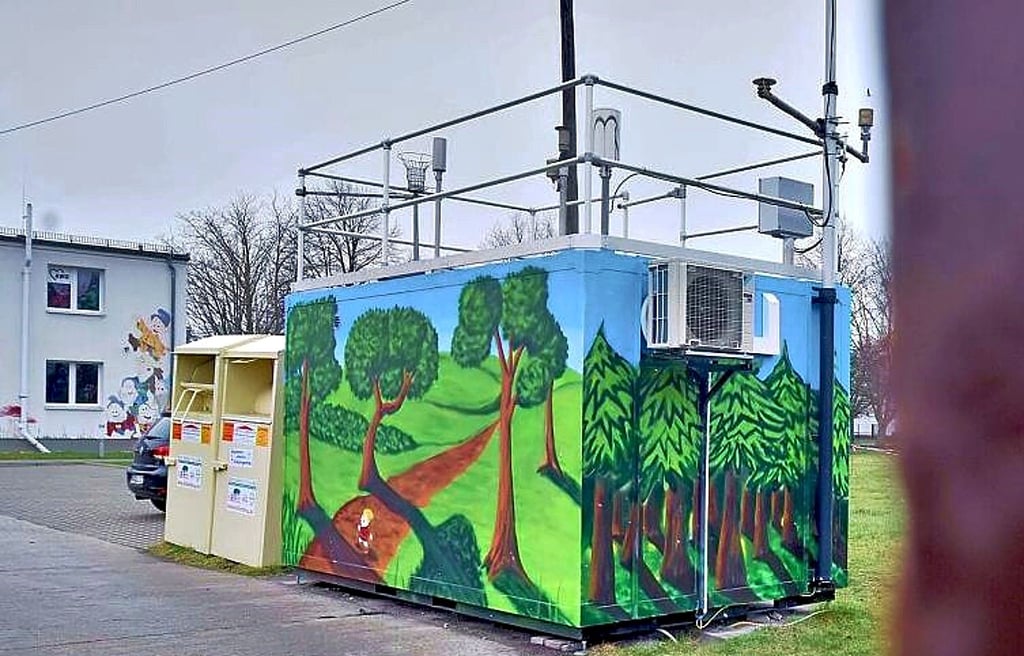 Die Messstation in der Greppiner Schrebergartenstraße liefert seit 1990 Daten zur Luftqualität.