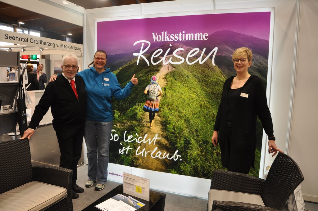Auf der Reisemesse "Tourisma & Caravaning" in den Magdeburger Messehallen dreht sich alles um Reisen und Freizeit. Mit dabei natürlich auch Volksstimme Reisen.
