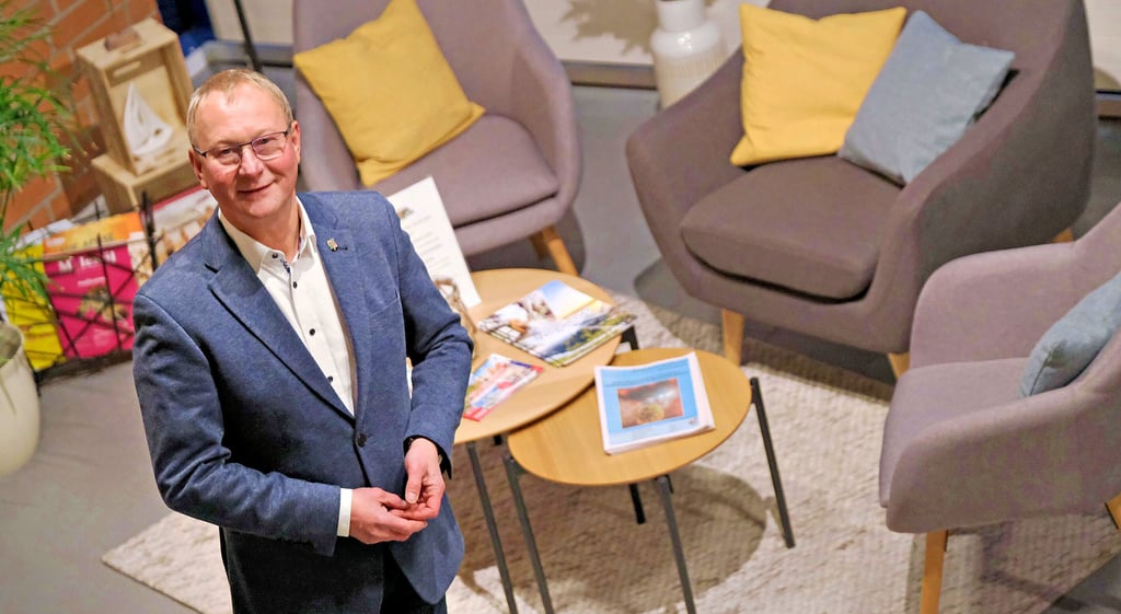 Die Eröffnung der Stadt- und Tourismusinformation sieht Oberbürgermeister Armin Schenk als einen von vielen Erfolgen im Jahr 2022.