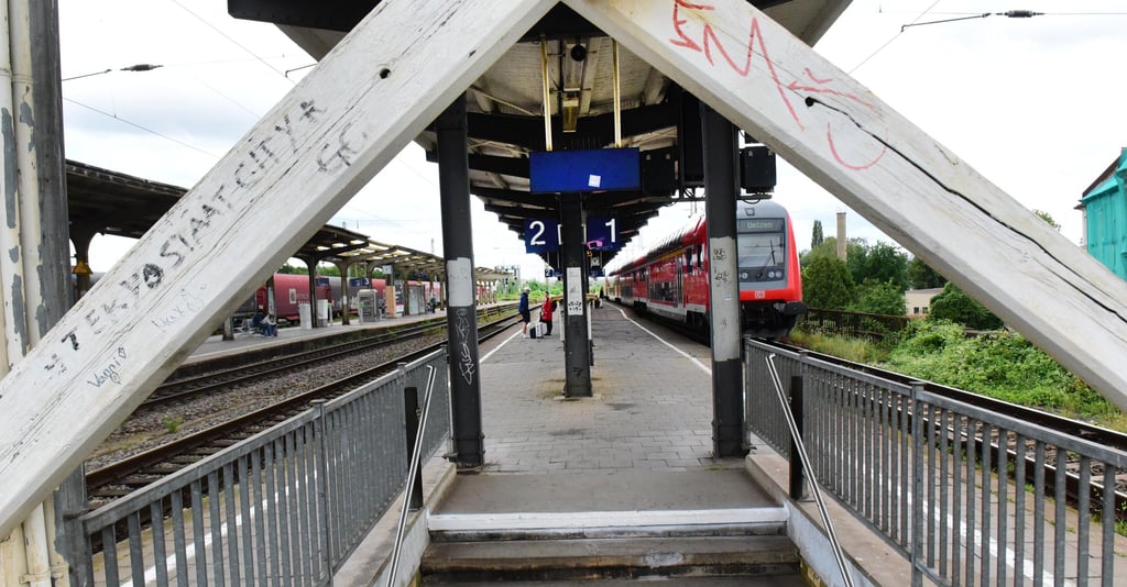 Der Neustädter Bahnhof in Magdeburg ist in einem schlechten Zustand.