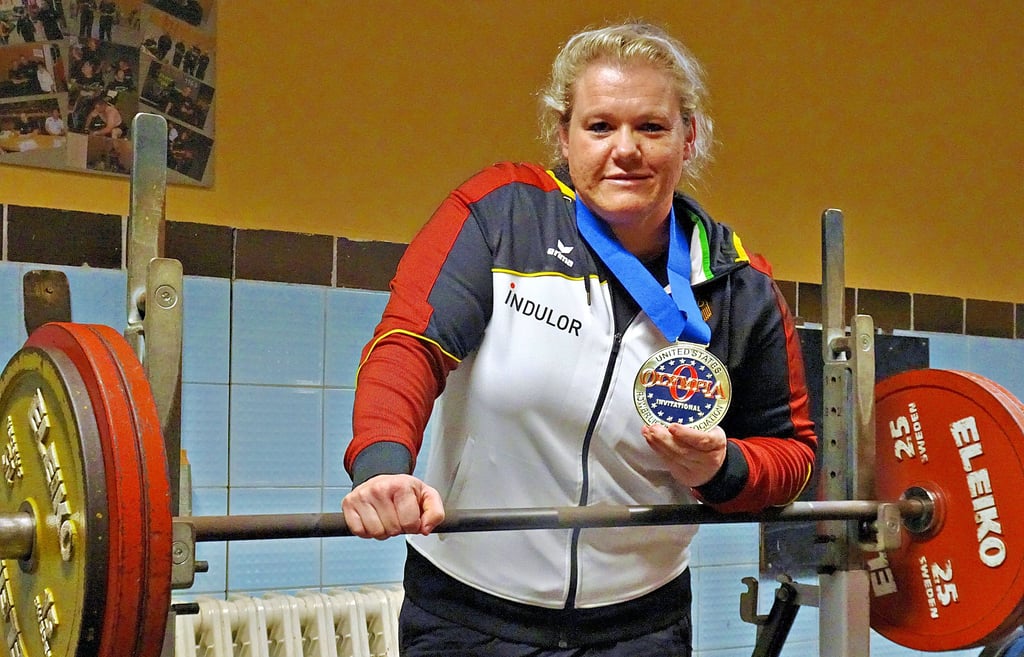 Sabine Allner, Kraftsportlerin in Oranienbaum, hat in Las Vegas überzeugt.