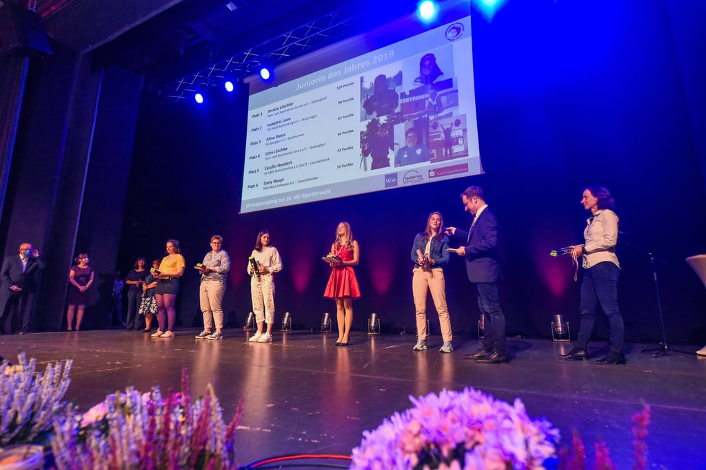 Auszeichnungsveranstaltung: Diese Sportlerinnen aus dem Juniorenbereich waren im Jahr 2020 nominiert.