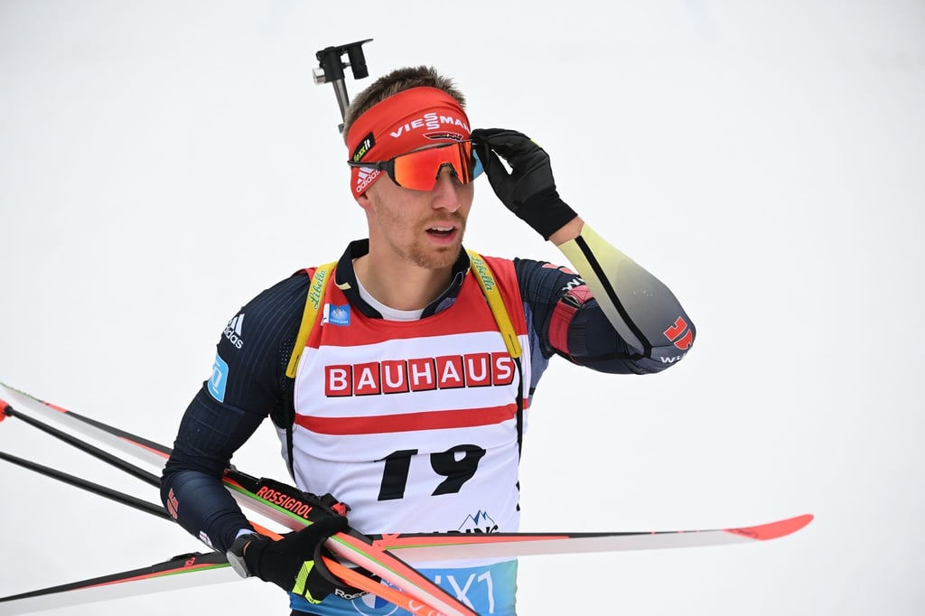 Biathlet David Zobel freut sich auf das Staffelrennen in Ruhpolding.