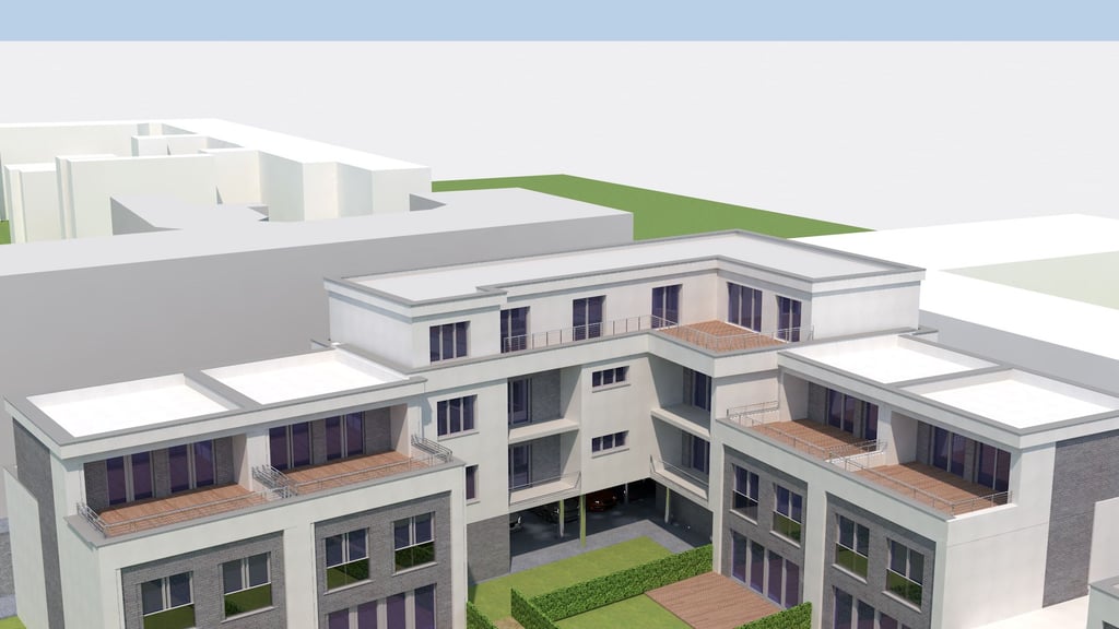 Innenansicht vom geplanten Neubau.