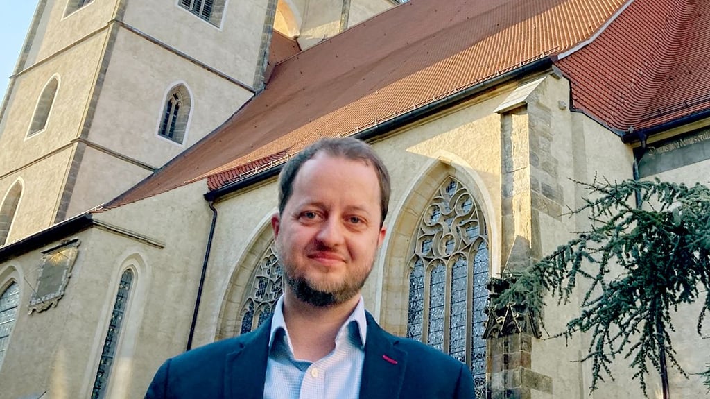 Fabian Mederacke ist Pfarrer an der Stadtkirche Wittenberg. Dort wurde der Erhaltungsbeitrag erhöht, den touristische Besucher entrichten müssen.