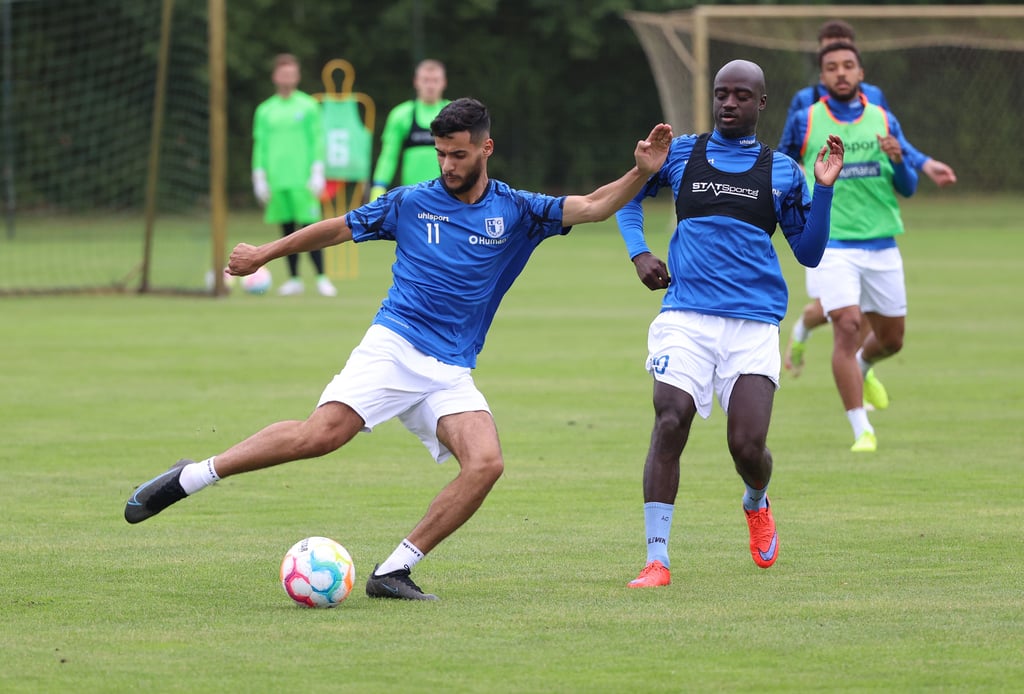 Trainingslager FCM Mohammed El Hankouri und Tim Boss sind da