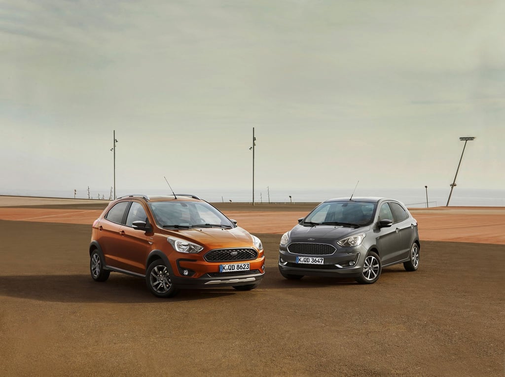 Kleiner Ka mit Plus: Der Ford Ka+ und Ableger Ka+ Active (l), der ein bisschen auf SUV macht.