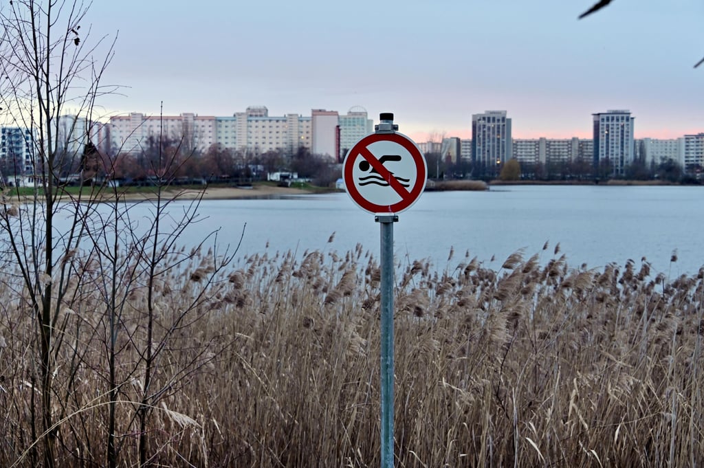 Baden verboten im Neustädter See. 2023 droht dieses Szenario zur ganzen Saison.