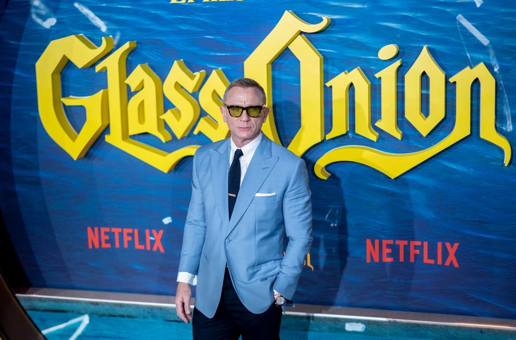 Der britische Schauspieler Daniel Craig bei der „Glass Onion“-Premiere in Madrid.
