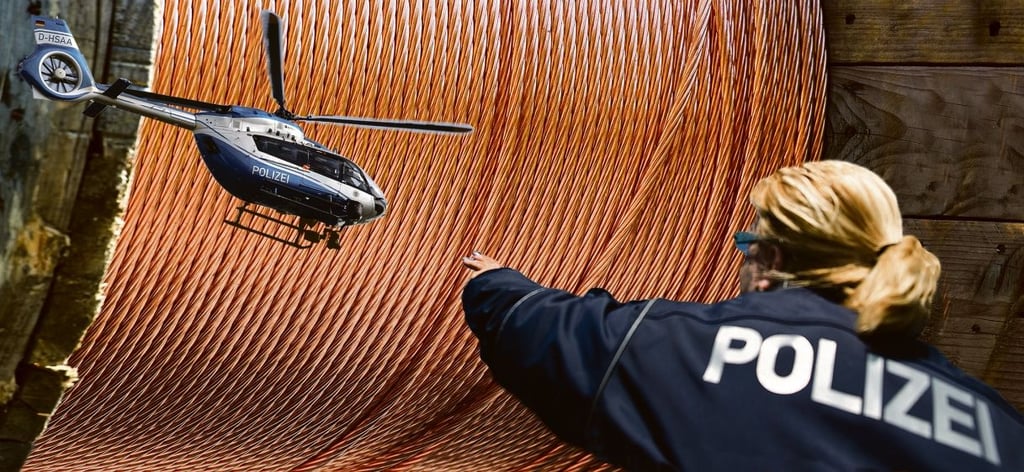 Die Zahl der Kupferdiebstähle ist im vergangenen Jahr stark gestiegen. Das Landeskriminalamt meldet so viele Fälle wie seit sechs Jahren nicht mehr.