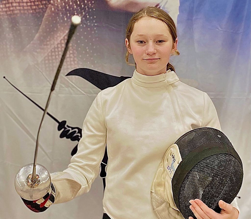 Wird Fechterin Karla-Busse-Voigt die Kontrahentinnen ausstechen?