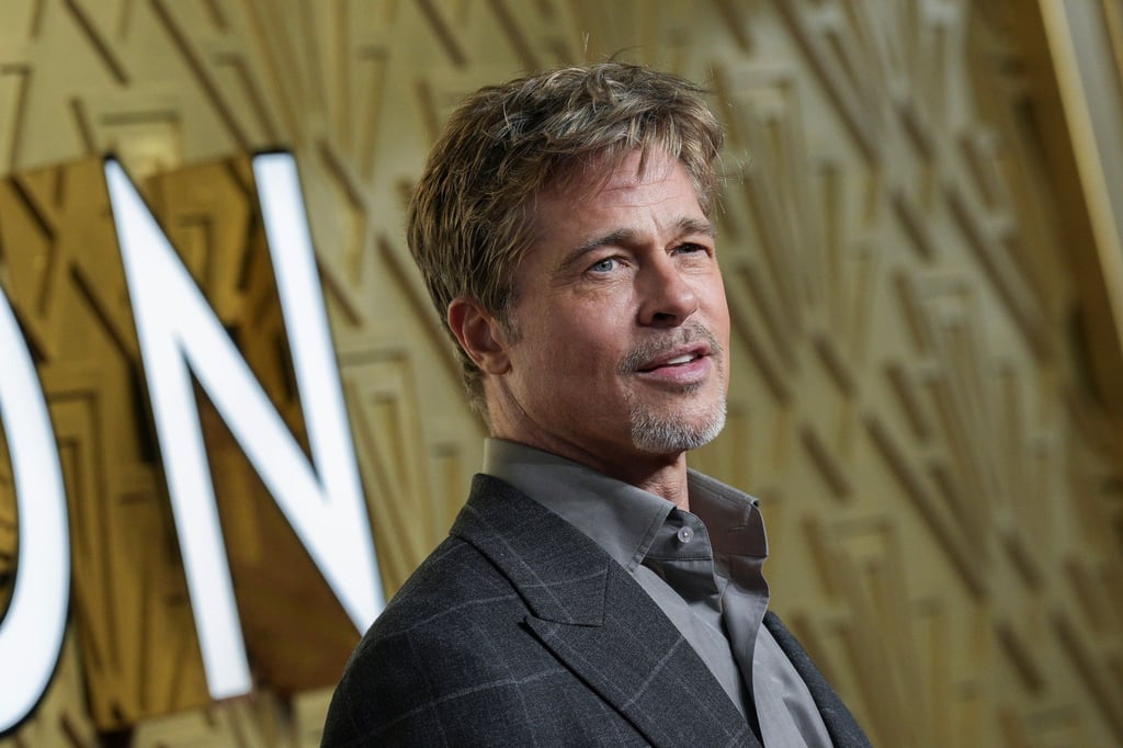 Brad Pitt stellt „Babylon - Rausch der Ekstase“ in London vor.
