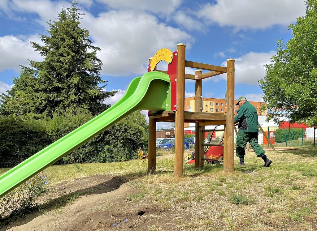 Spielplätze hat Tangermünde viele – unter anderem diesen in der Luisenstraße. Ein neuer soll in der Lüderitzer Straße entstehen.