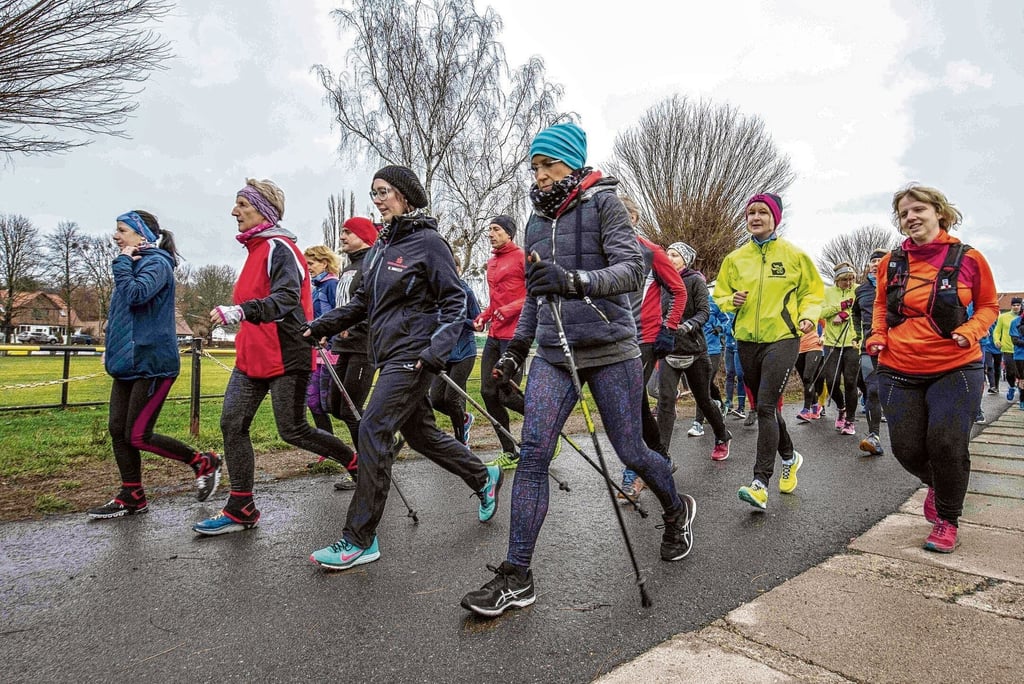 SV Germania Meisdorf läft zum Punschlauf