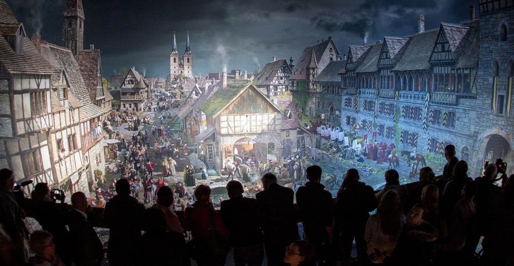 Das Luther-Panorama von Yadegar Asisi erlaubt einen audiovisuellen Einblick in das Wittenberg zur Reformationszeit.