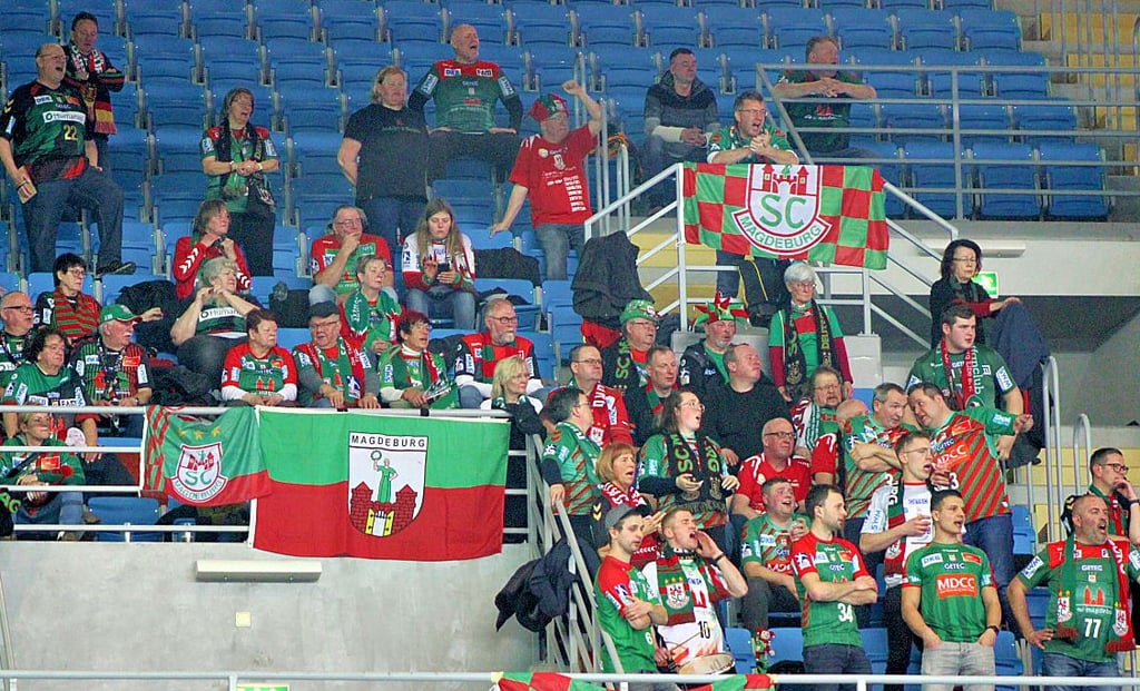 Rund 100 Fans unterstützten die Grün-Roten in Plock und nahmen dafür gut 600 Kilometer im Bus oder Auto auf sich.