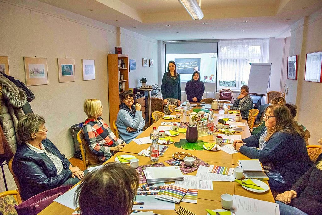 Das erste Netzwerktreffen zum Bundesprojekt „Elternchancen - Mit Elternbegleitung Familien stärken“ am Montag bei der Awo in der Parkstraße.