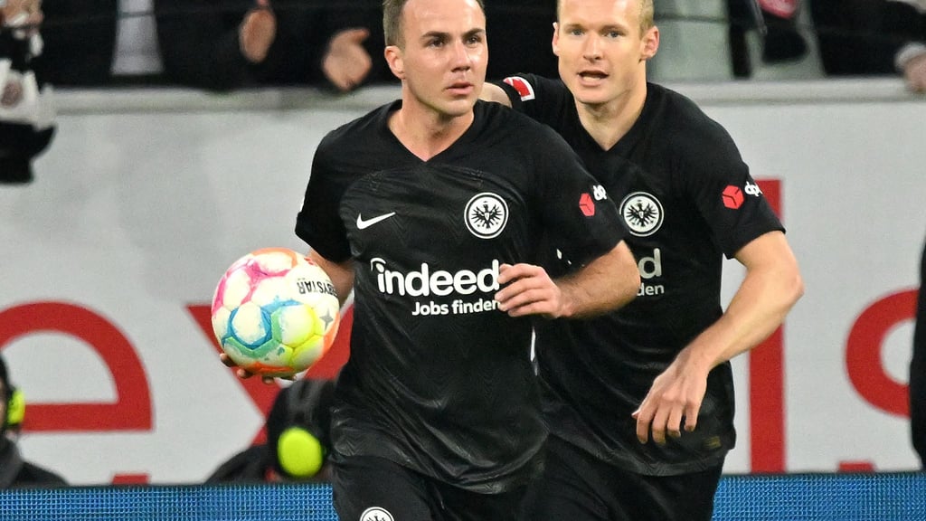 Fühlt sich bei Eintracht Frankfurt wohl: Mario Götze.