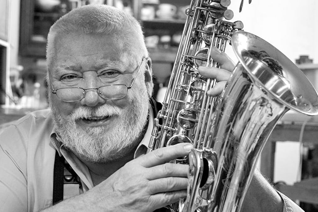 Hans Prozell und sein Saxophon