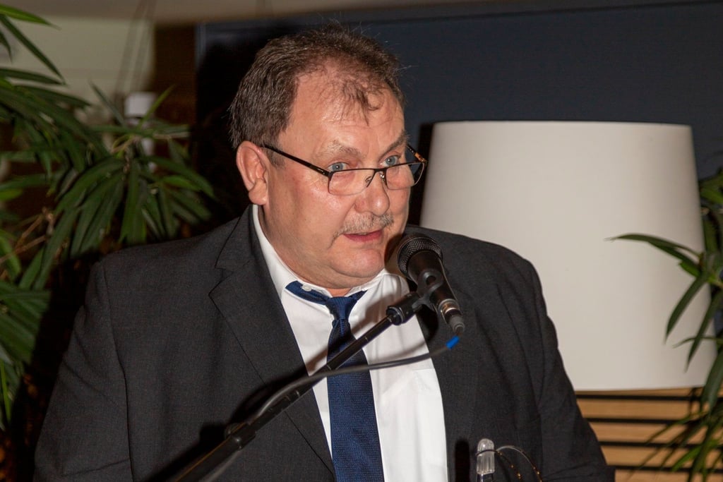 Der Osterfelder Bürgermeister Hans-Peter Binder beim jüngsten Neujahrsempfang der Stadt.