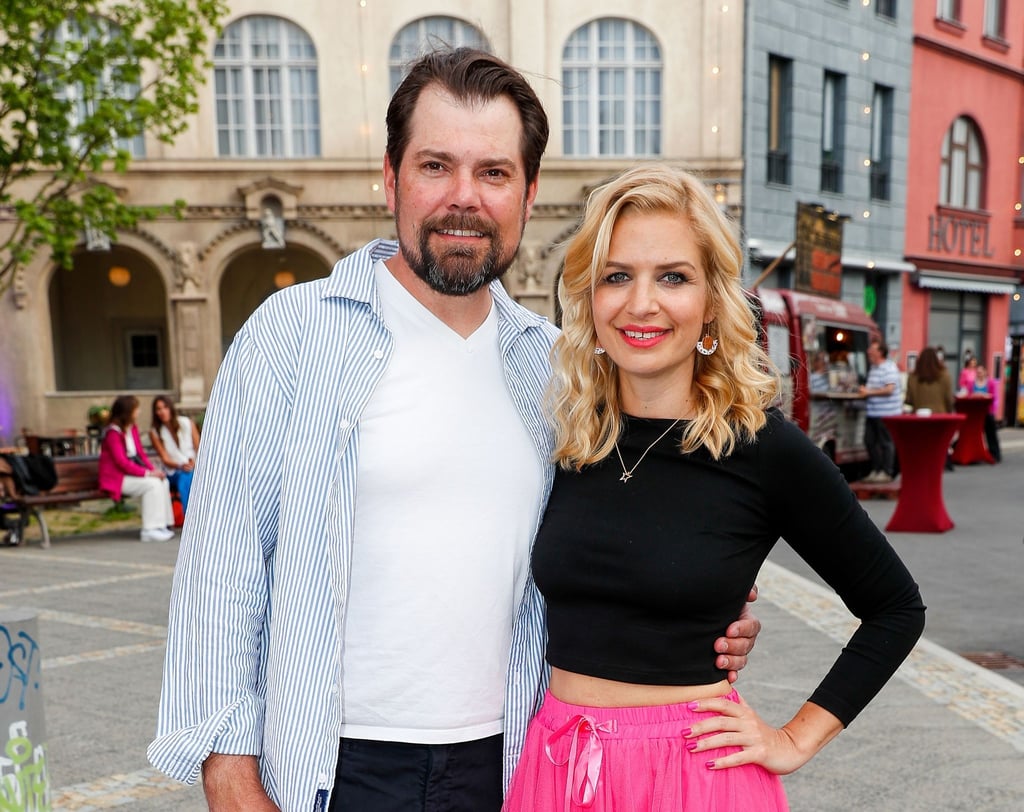 Susan Sideropoulos und Daniel Fehlow beim Jubiläumsfest 30 Jahre „Gute Zeiten - schlechte Zeiten“ in Potsdam.