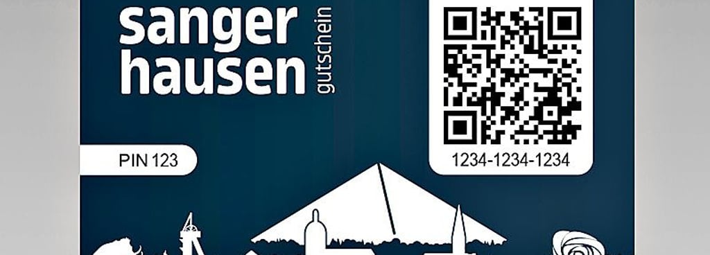 So sieht der Sangerhausen-Gutschein aus.