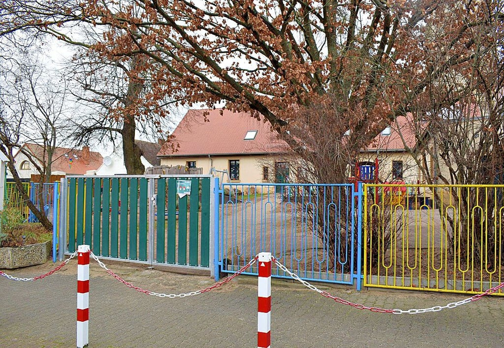 Blick auf den gegenwärtigen Standort der Kita "Schlossgeister" in Leitzkau. Der Umzug an den Jesteburger Weg befindet sich seit langem in Vorbereitung.