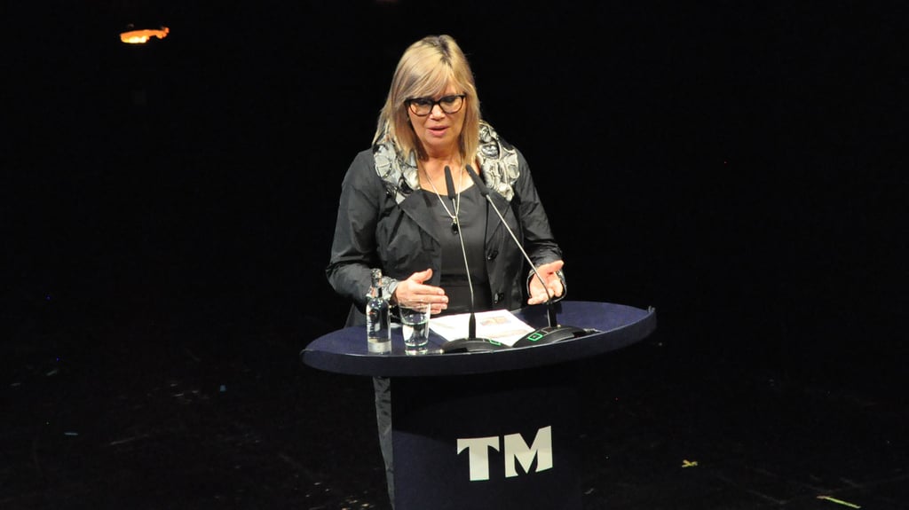 Neujahrsempfang der Landeshauptstadt 2023 im Opernhaus Magdeburg mit Simone Borris.