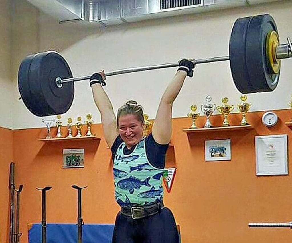 Gewichtheberin Dany Haupt war vergangenes Jahr besonders stark.