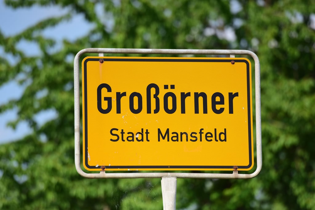 Symbolfoto - Das Ortsschild von Großörner.