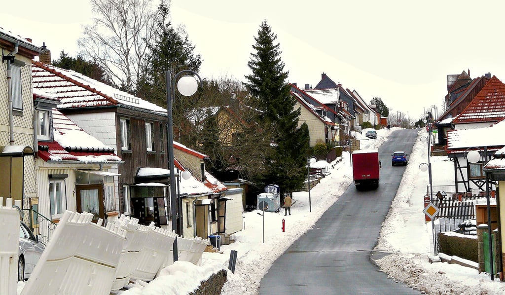 Die Bergstraße in Benneckenstein wird 2023 komplett fertiggestellt.