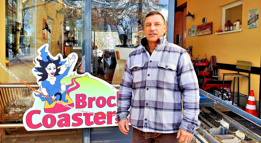 René Petsch-Grunwald hat die Schierker Rodelbahn „Brockencoaster“ 2018 übernommen. Nach Corona hörten die Sorgen nicht auf.