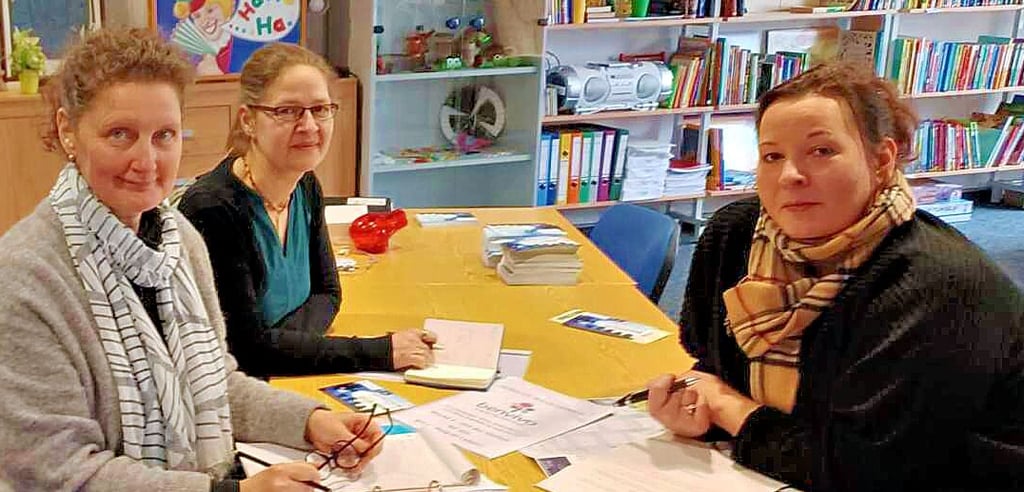 Silke Kirchhof, Anja Schönfelder und Katrin Perlberg kümmern sich in Burg um ein breites Miteinander zwischen Jung und Alt.