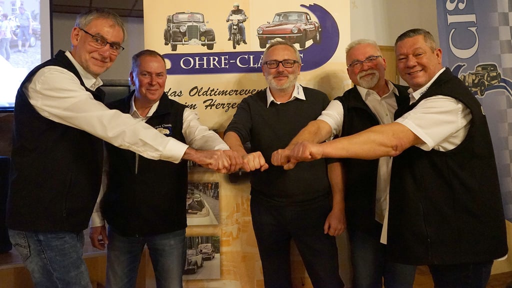 Die Macher der Ohre-Classic: Markus Schröder, Michael Wesemann, Andreas Telge, Bernhard Wagner und Mario Schaefer (von links).