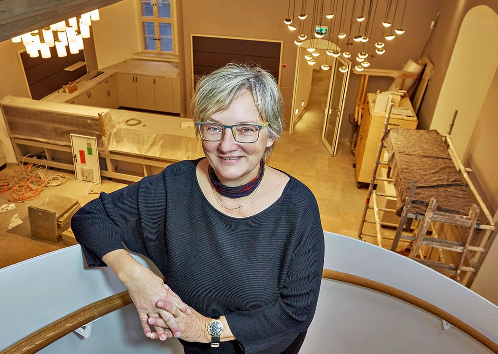 Bernburgs Oberbürgermeisterin Silvia Ristow freut sich auf die Wiedereröffnung des Museums im Juni, das nach Restaurierung und Umbau derzeit eingerichtet wird.
