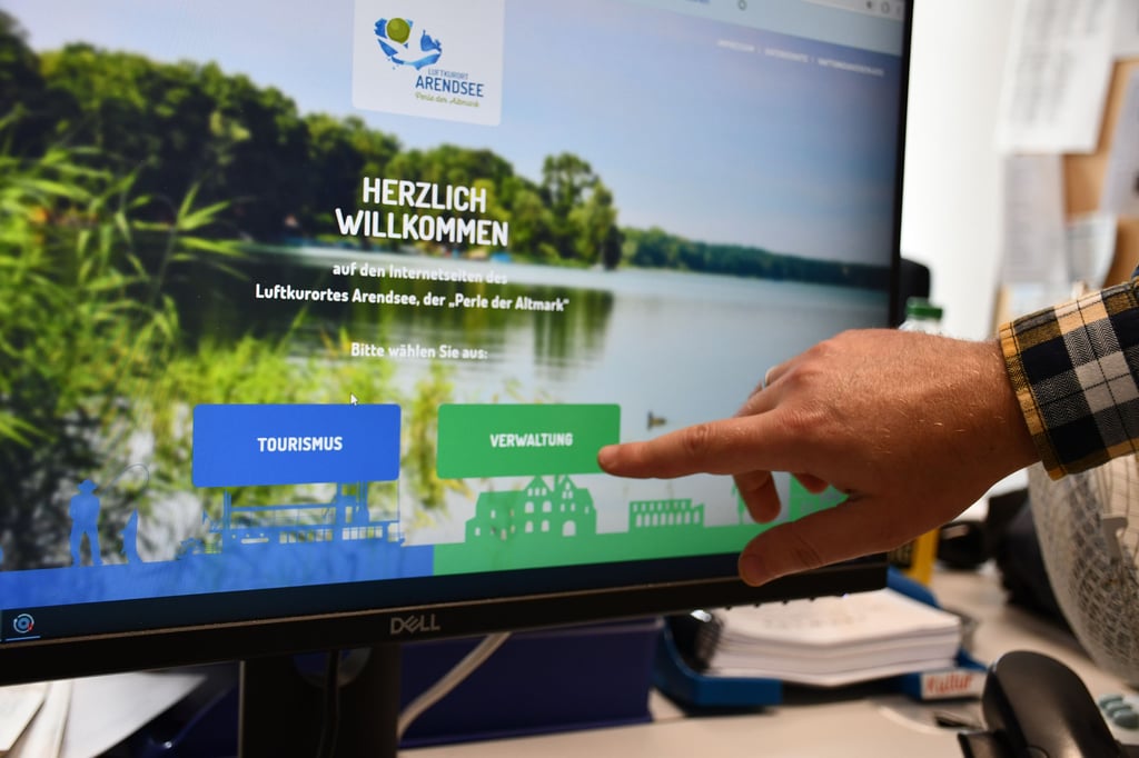Die Internetseite der Einheitsgemeinde Arendsee besteht aus Tourismus und Verwaltung.