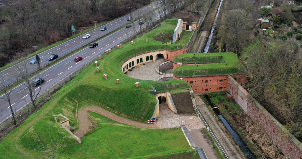 Die Festungsanlage Ravelin 2 in magdeburg